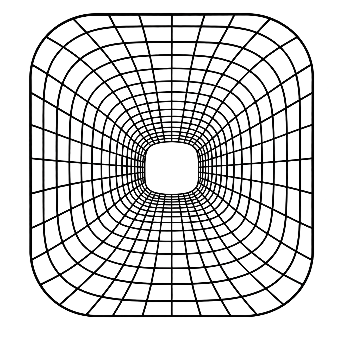 Rounded Grid Vault
